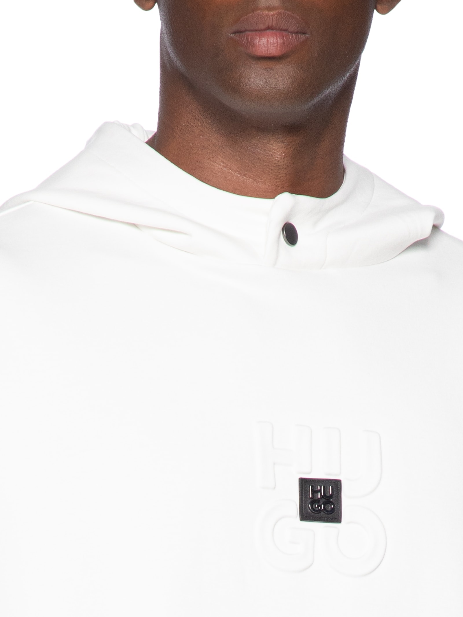 Blusa Masculina Moletom Debostaco Branco Hugo