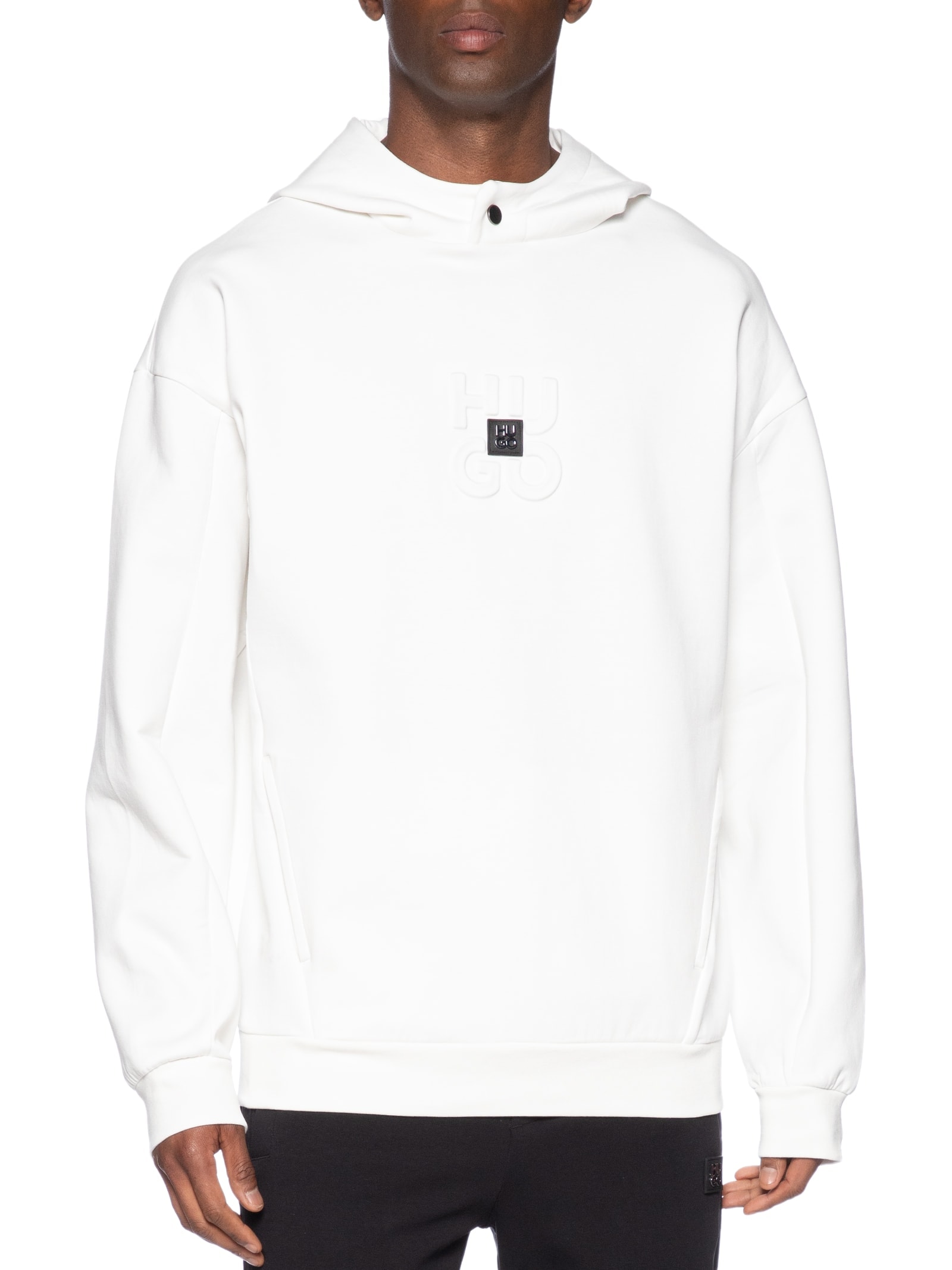 Blusa Masculina Moletom Debostaco Branco Hugo