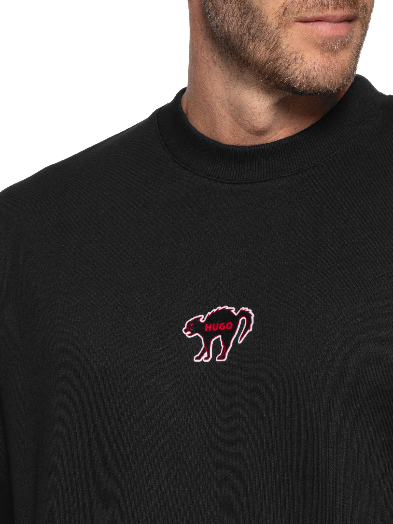 Blusa Masculina Moletom Duberries Preto Hugo