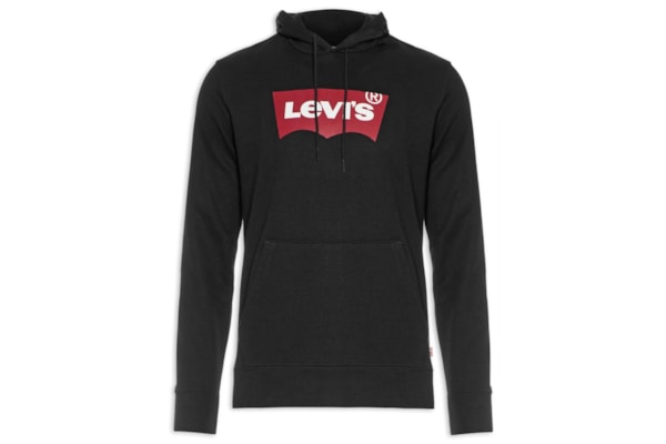 Blusa Masculina Moletom Graphic Hoodie T3 - Preto