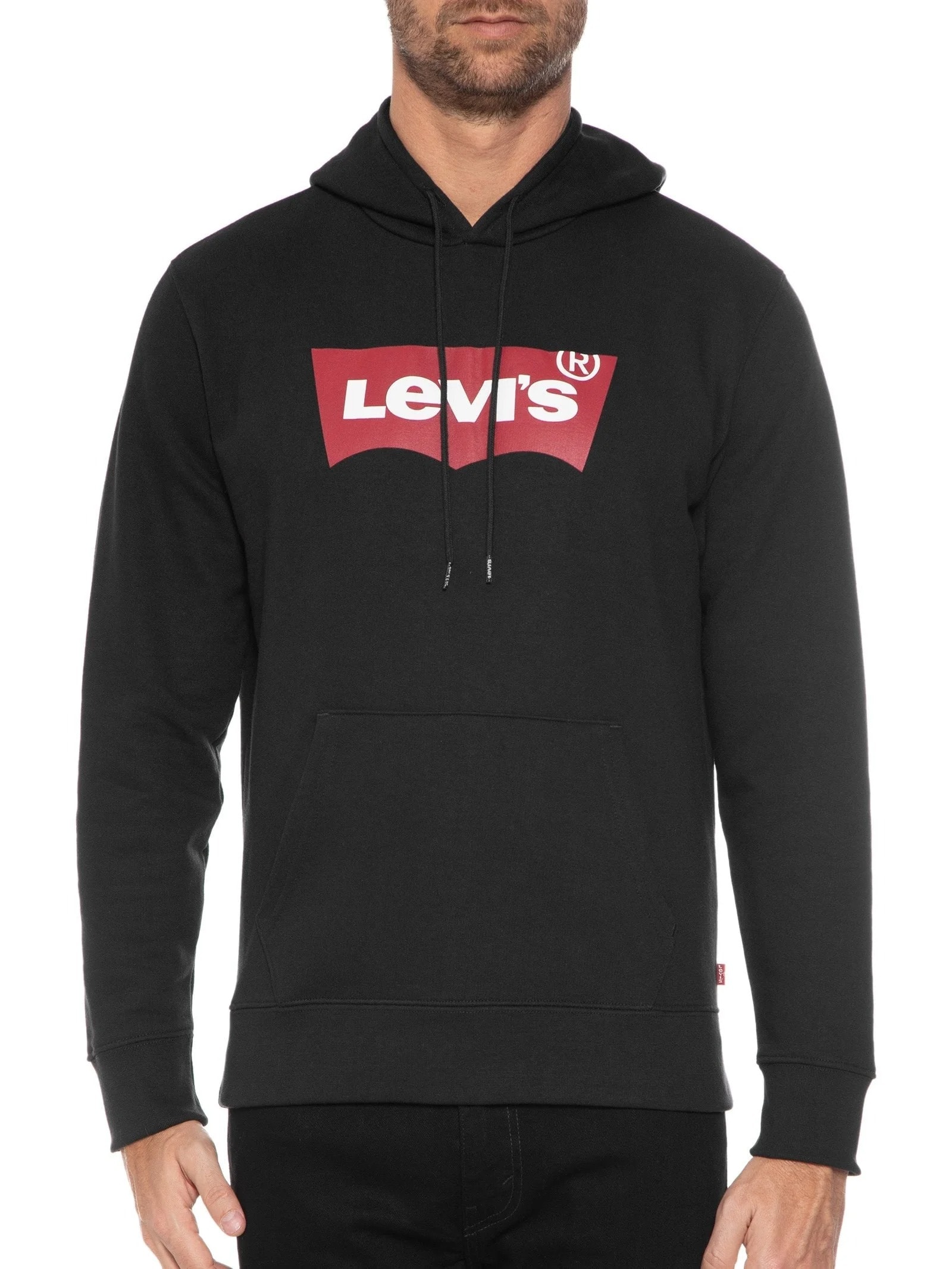 Blusa Masculina Moletom Graphic Hoodie T3 Preto Levi's