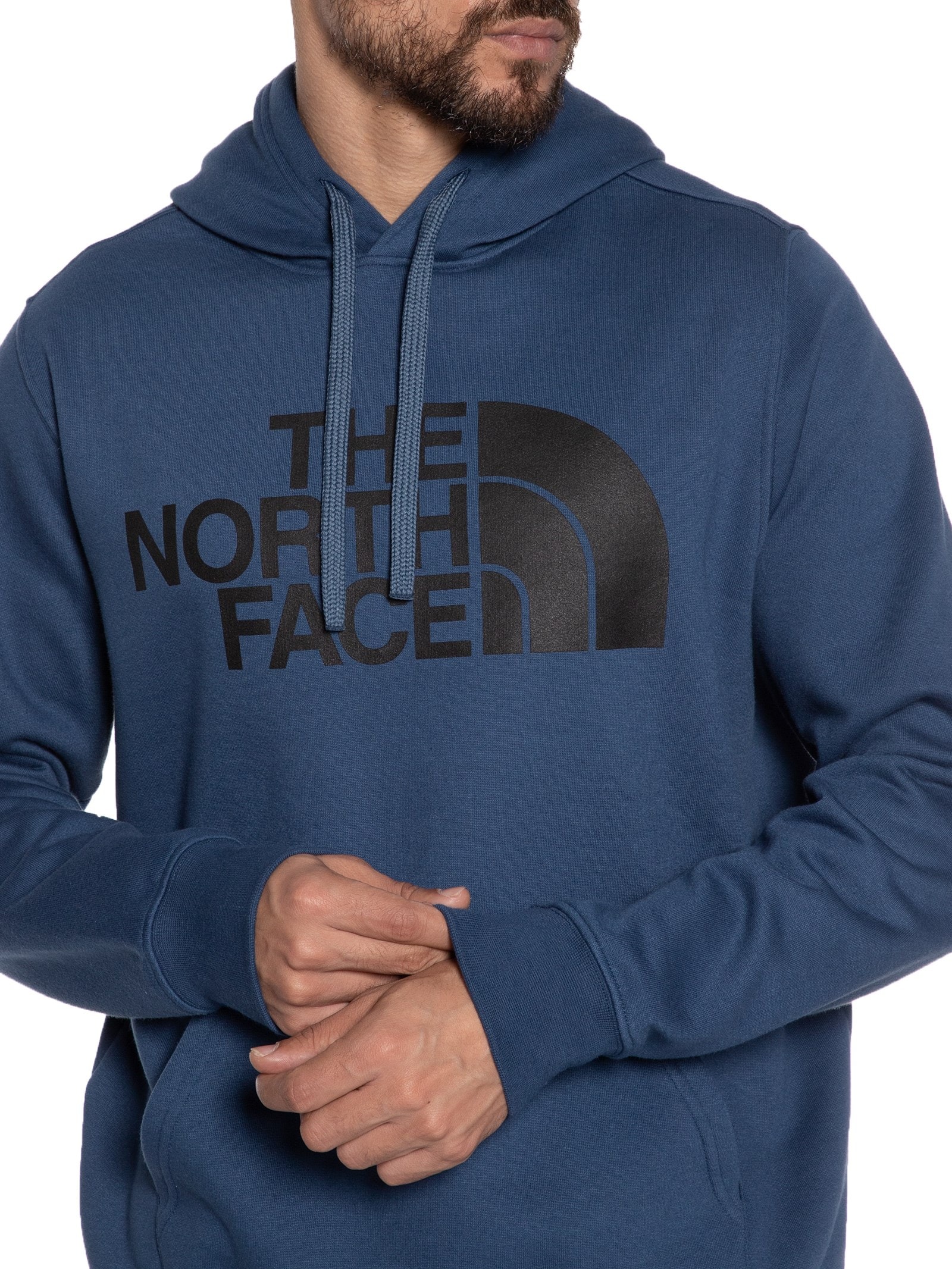 The North Face Blusa Masculina Moletom Half Dome Pullover Azul