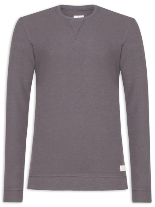 Blusa Masculina Moletom Malhão Quadrile – Cinza