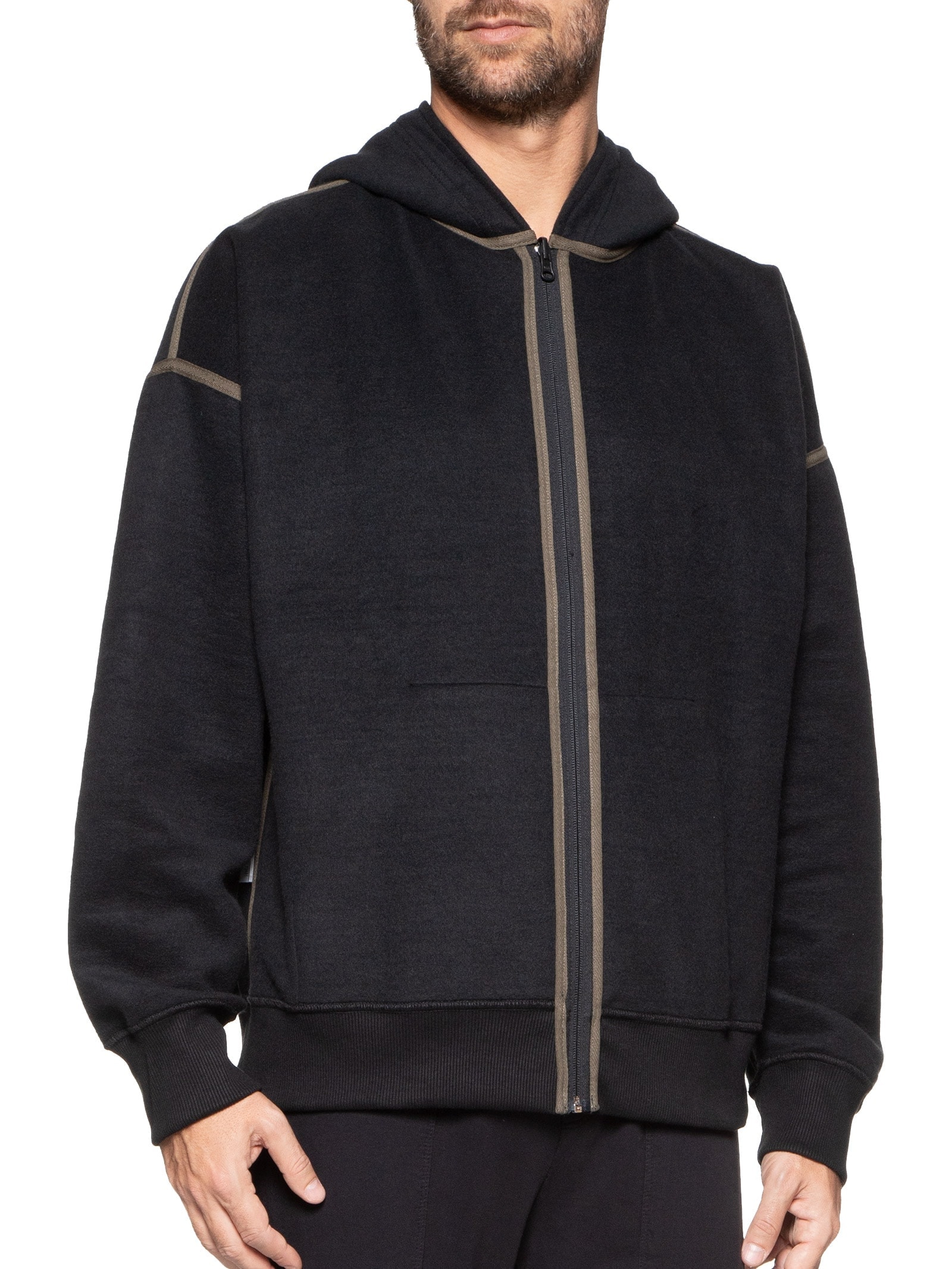 Blusa Masculina Moletom Over Double Preto Osklen