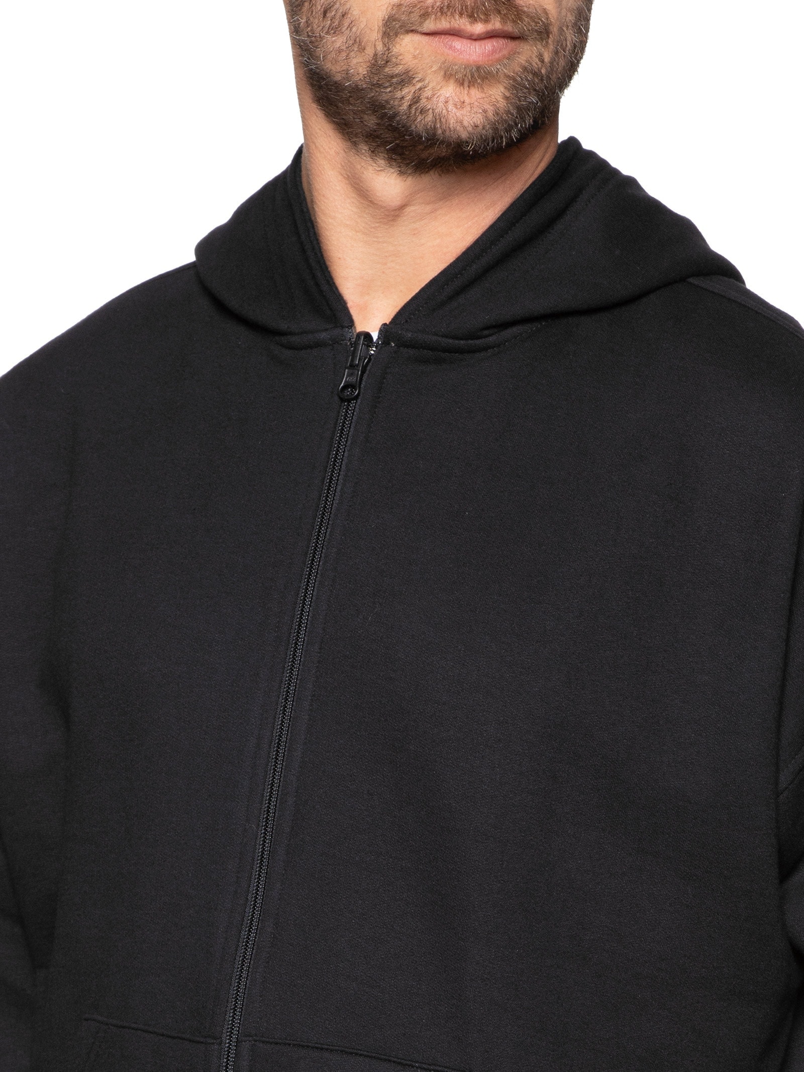 Blusa Masculina Moletom Over Double Preto Osklen