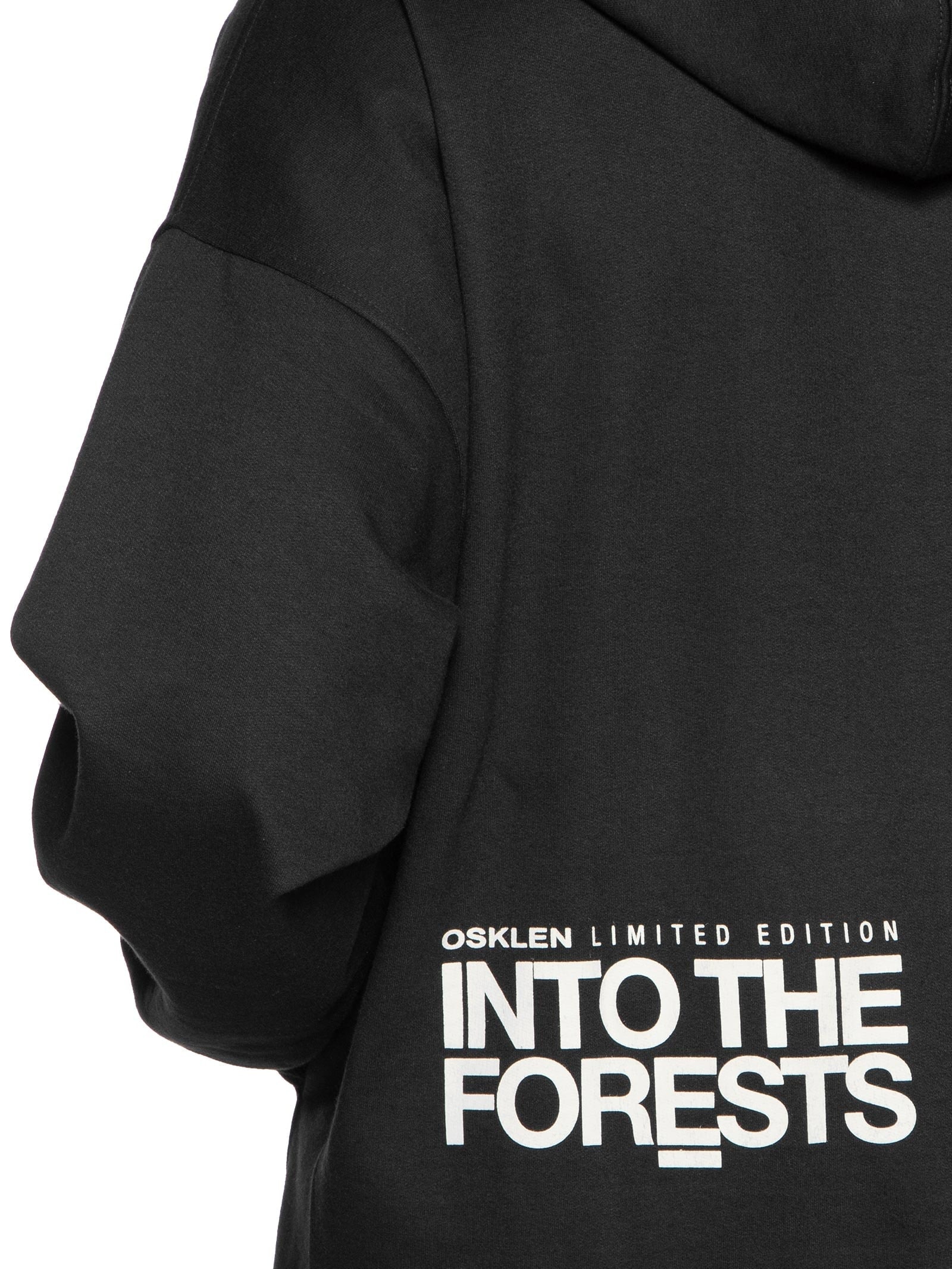 Blusa Masculina Moletom Over Double Preto Osklen