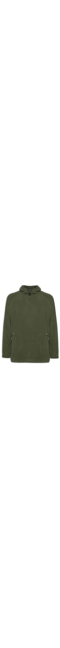 Blusa Masculina Moletom Overcoat Fleece Raglan - Verde