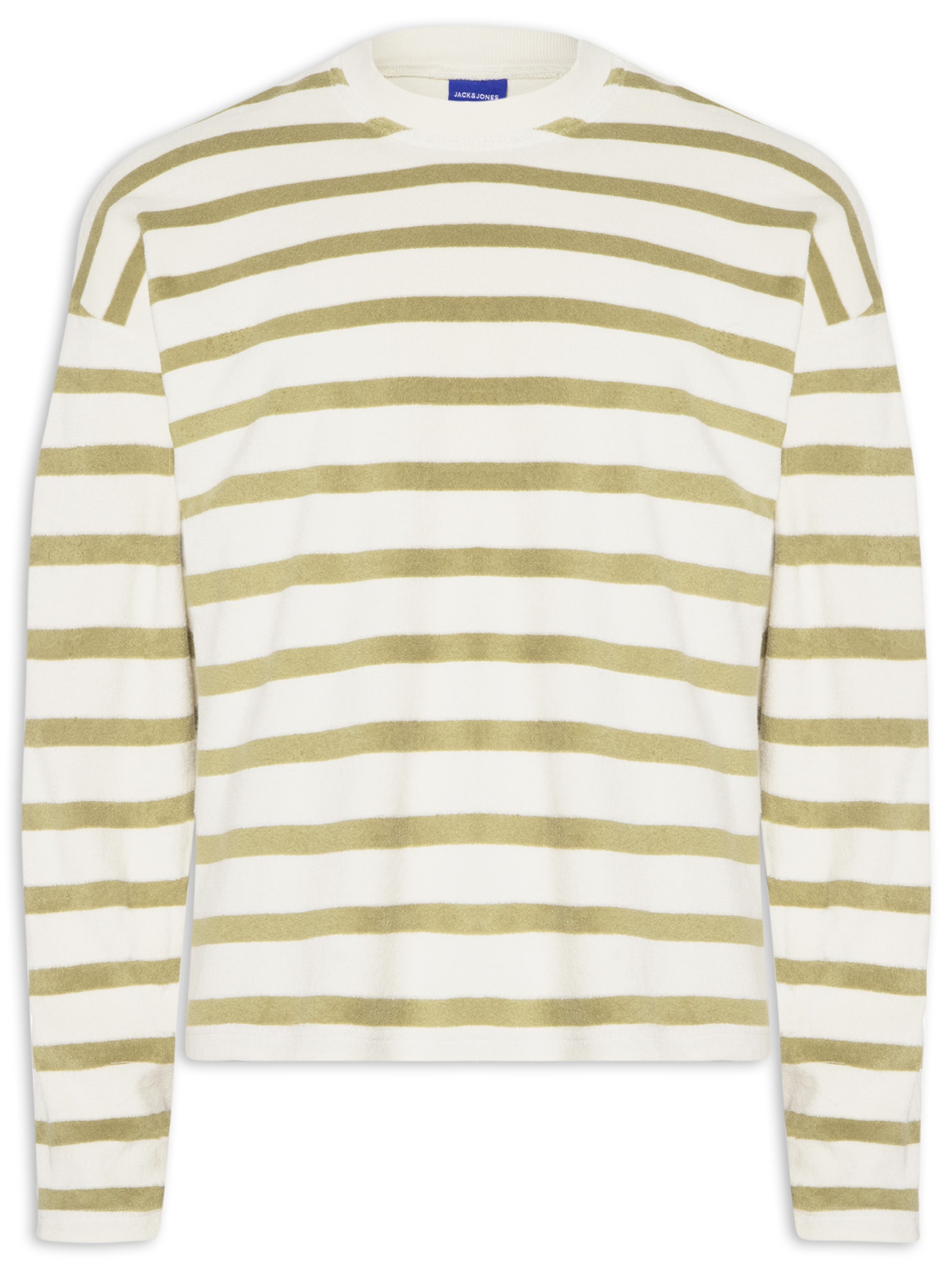 Blusa Masculina Moletom Oversized Fit Bege Jack & Jones
