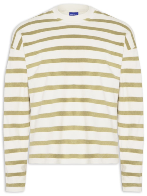 Blusa Masculina Moletom Oversized Fit – Bege