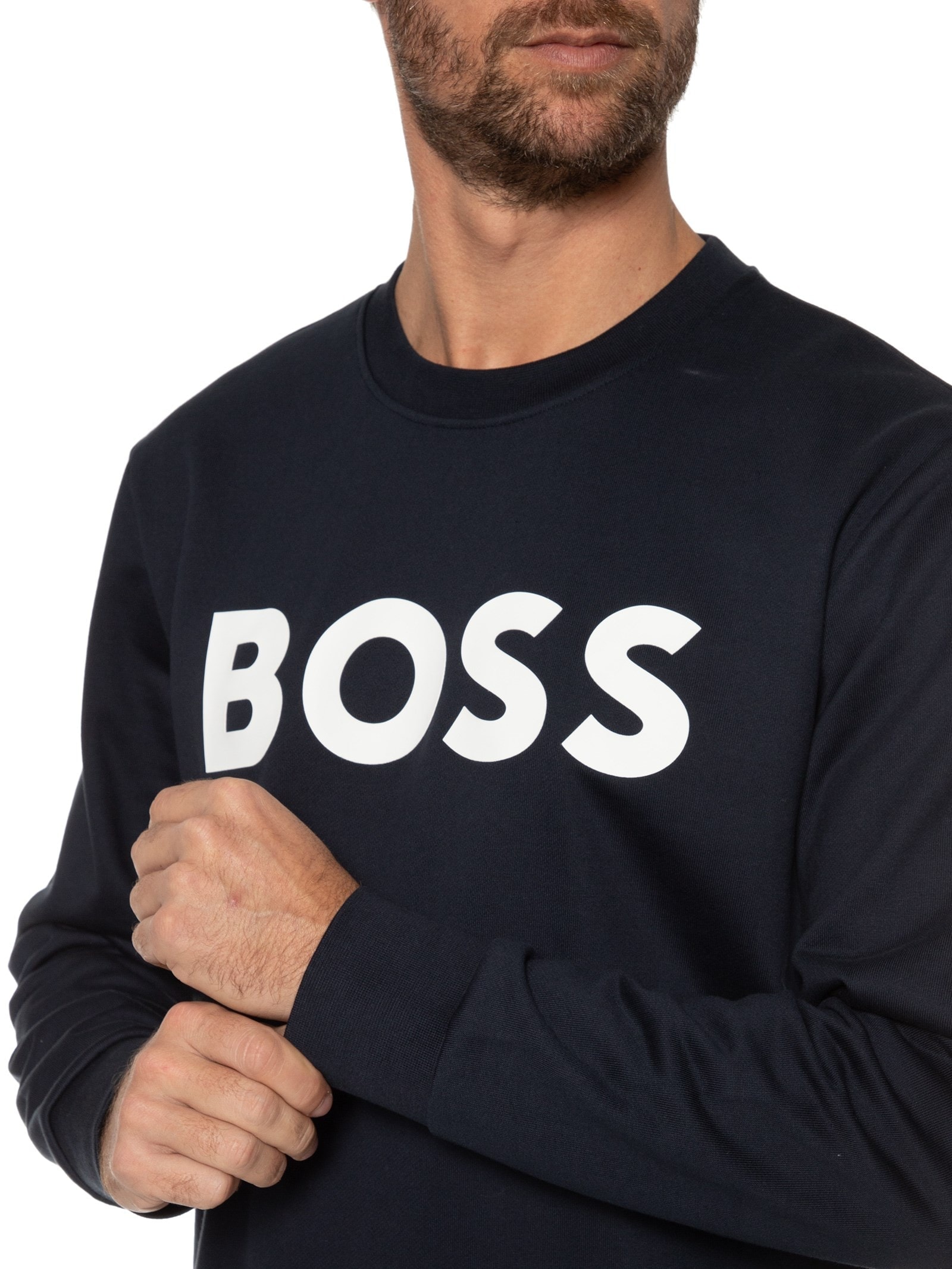 Blusa Masculina Moletom Soleri Azul Boss