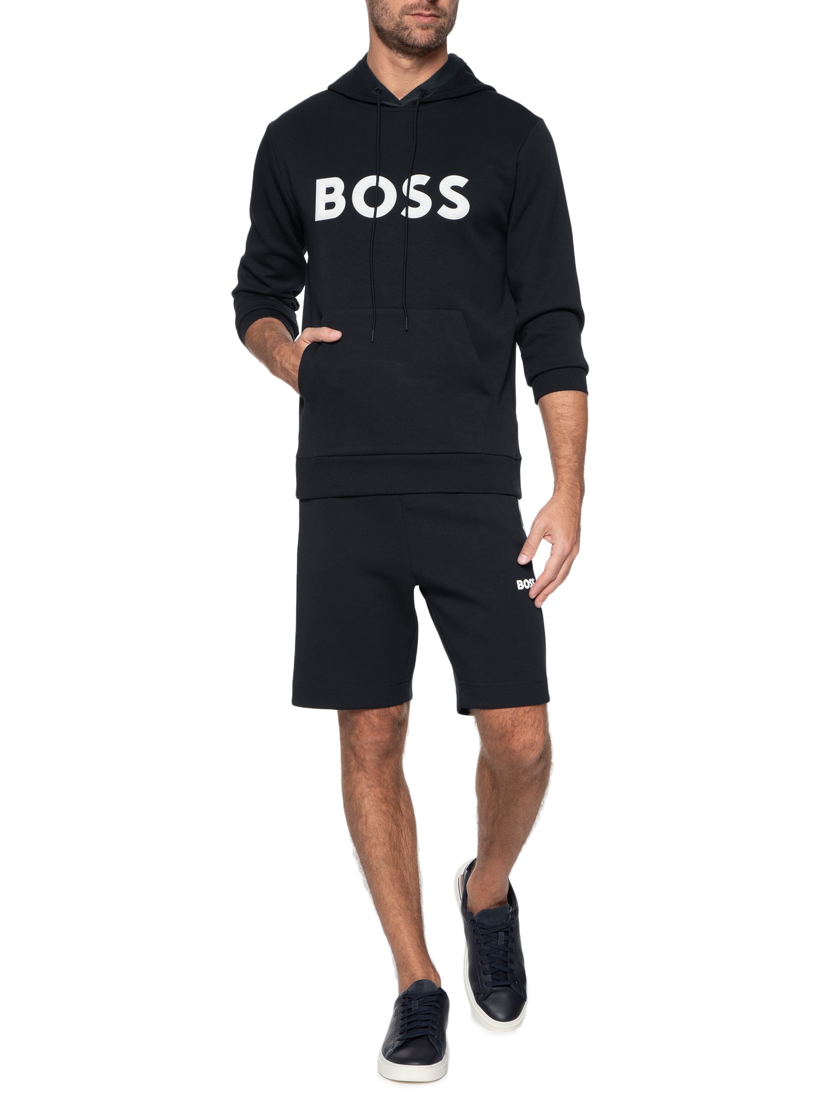 Blusa Masculina Moletom Soody Azul Boss