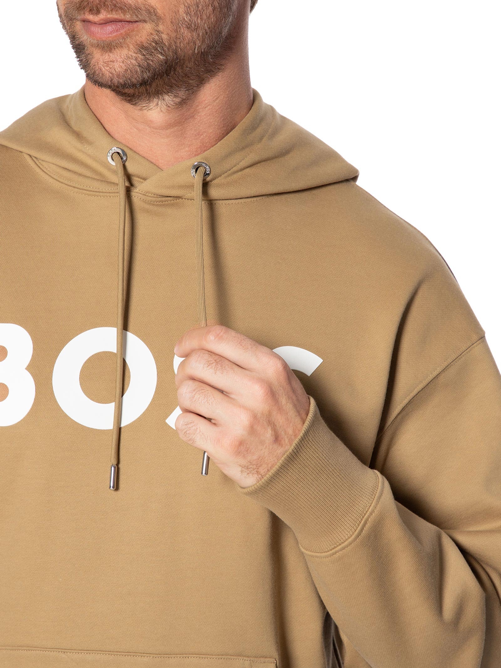 Blusa Masculina Moletom Sullivan Bege Boss