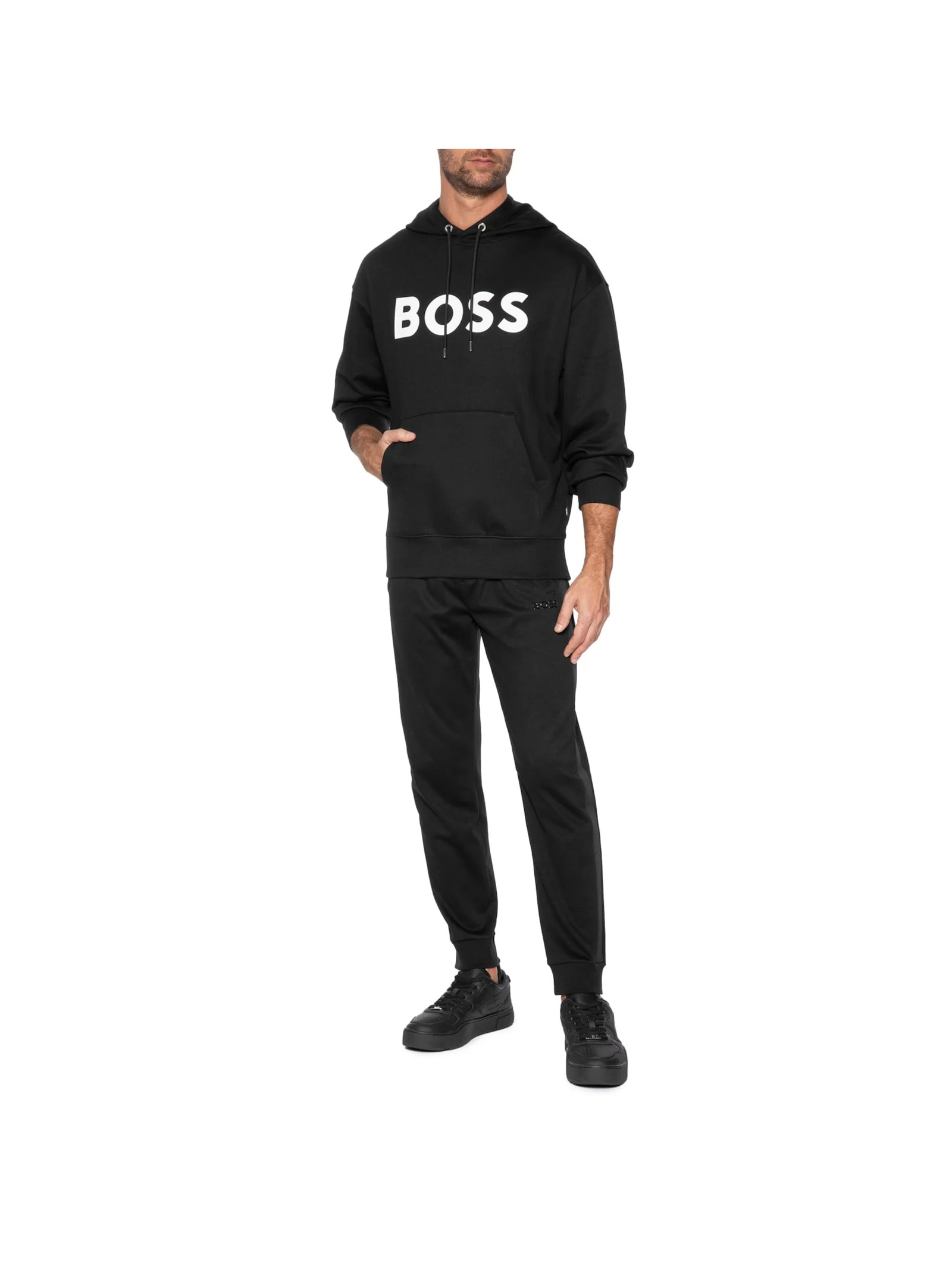 Blusa Masculina Moletom Sullivan Preto Boss