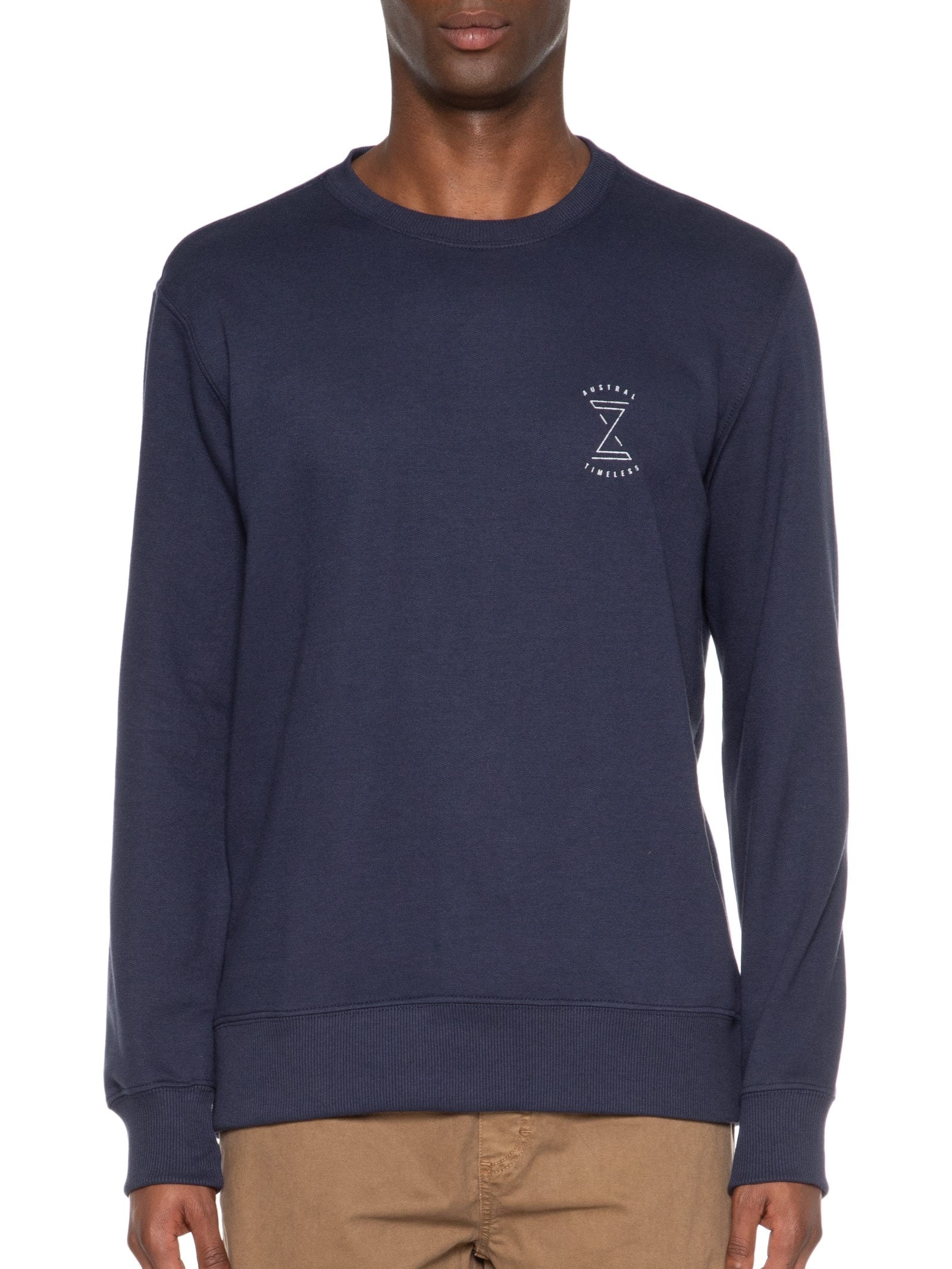 Timeless Azul Austral - Blusa Masculina Moletom Timeless - Azul