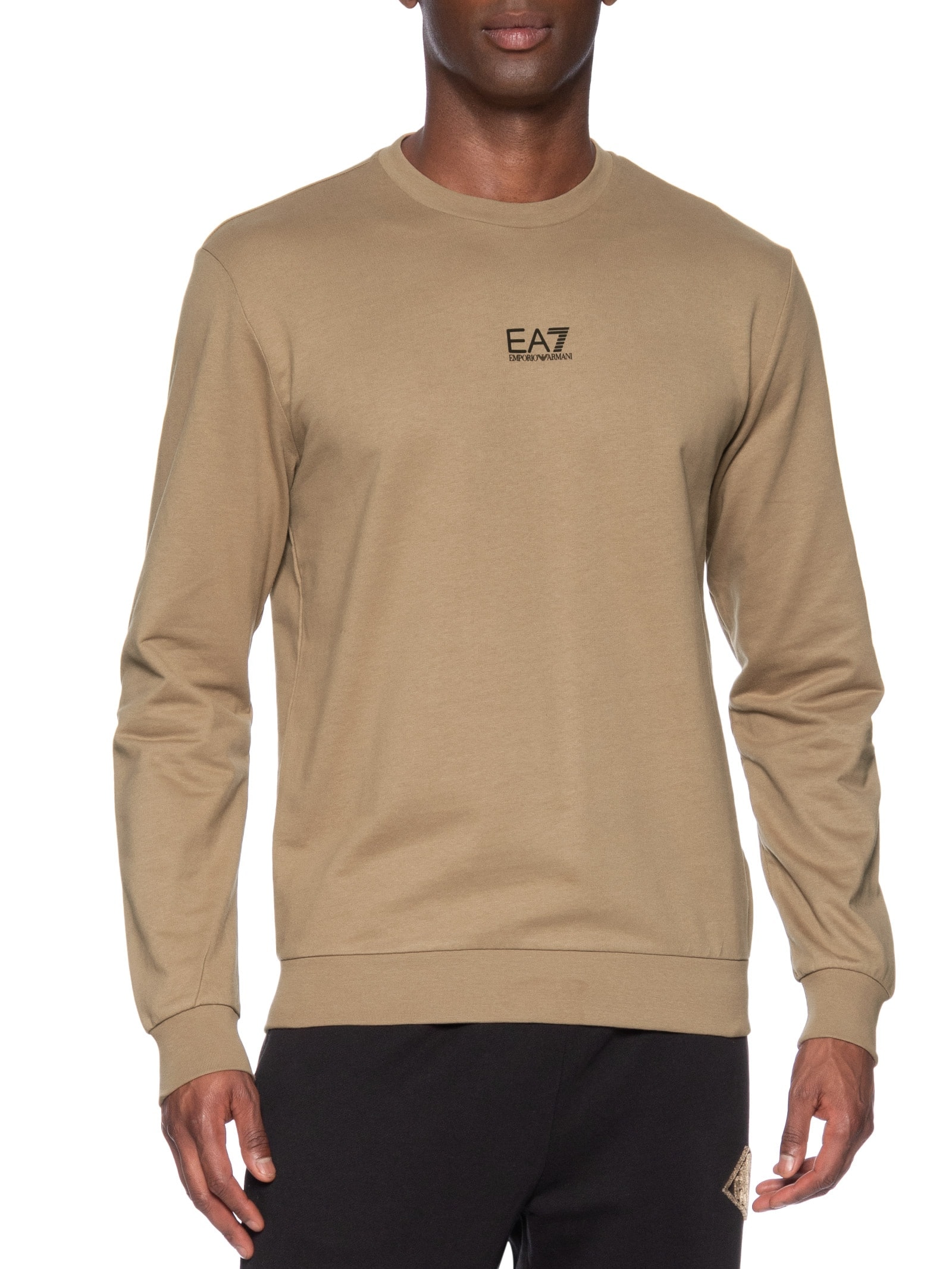 EA7 Empório Armani Blusa Masculina Moletom Train Core Bege