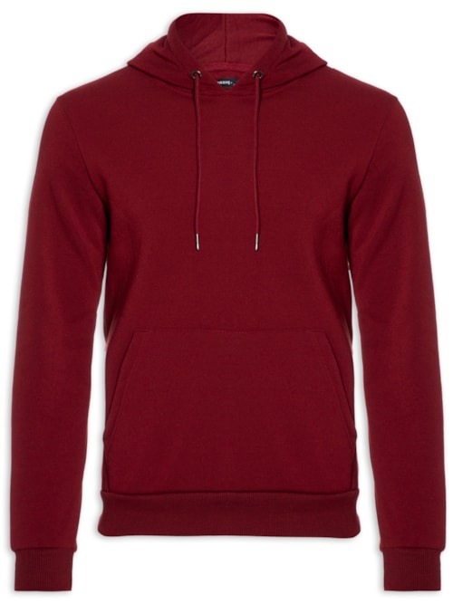 Blusa Masculina Moletom – Vinho