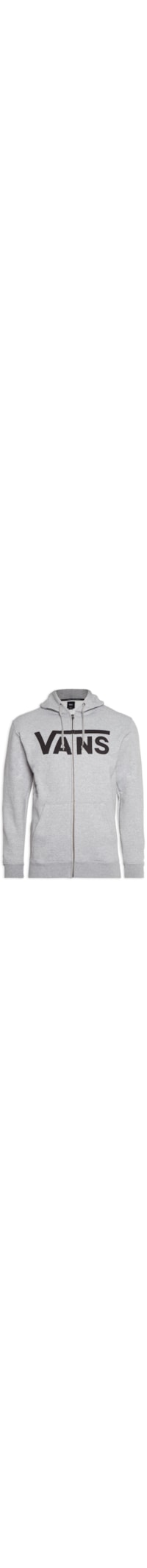 Blusa Masculina Moletom Zip Vans Classic Zip Hoodie Ii - Cinza