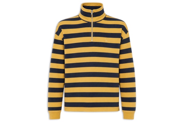 Blusa Masculina Relaxed Cameron Half Zip - Amarelo