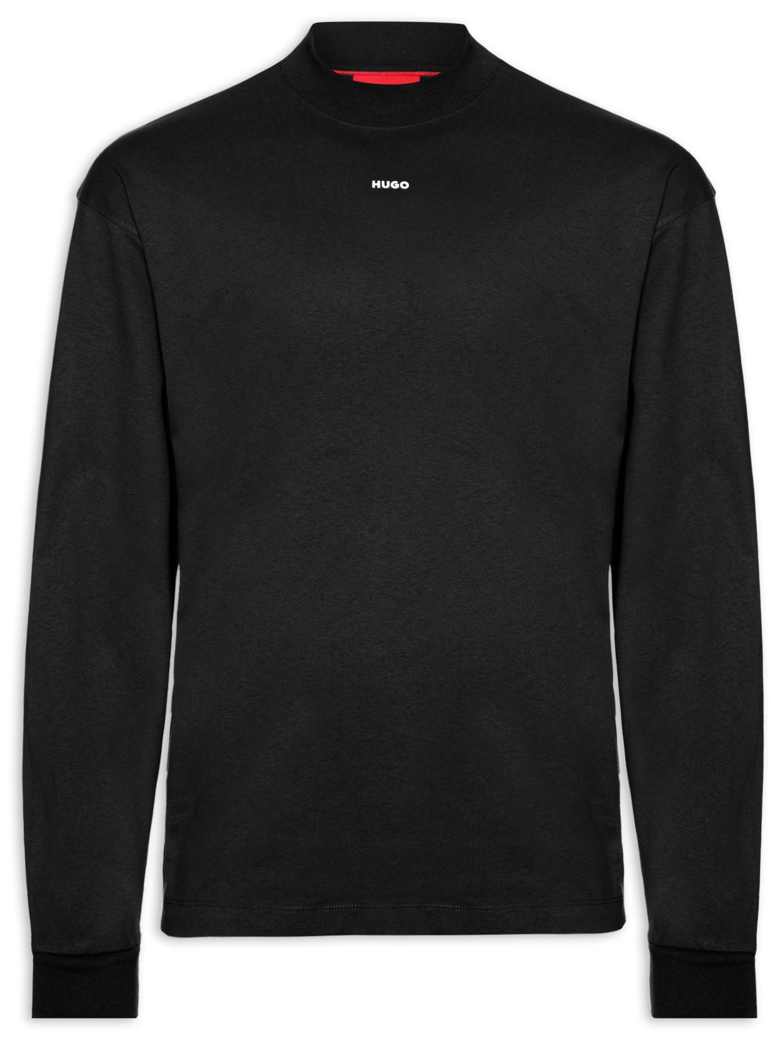 Blusa Masculina Relaxed-Fit Crew Neck Cotton Dapos Preto Hugo