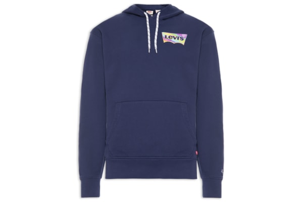 Blusa Masculina Relaxed Graphic Po - Azul