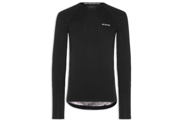 Blusa Masculina Segunda Pele Midweight com Stretch - Preto