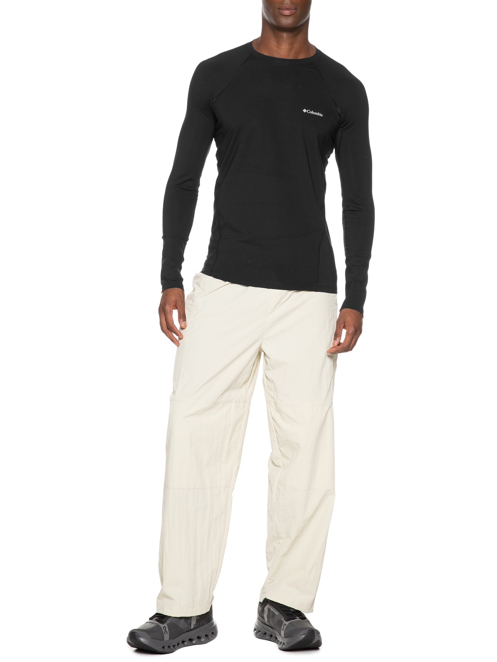 Blusa Masculina Segunda Pele Midweight com Stretch Preto Columbia