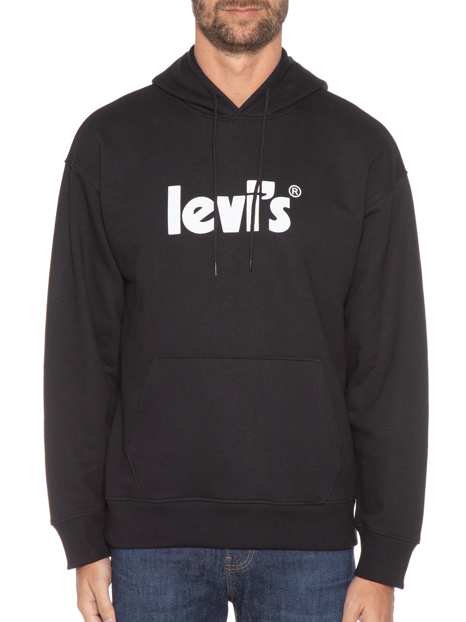 Blusa Masculina T3 Relaxd Graphic Hoodie Preto Levi's