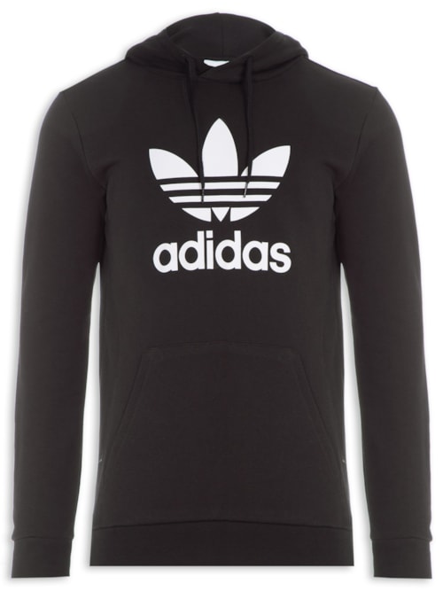 Blusa Masculina Trefoil Hoody – Preto