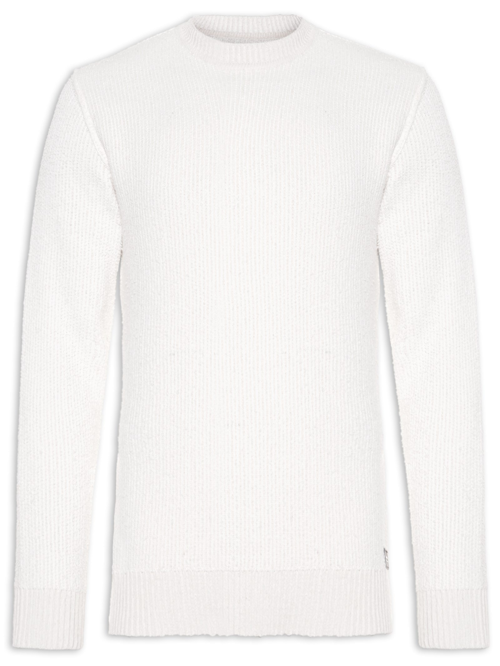 Blusa Masculina Tricot Bouclet Off White Osklen
