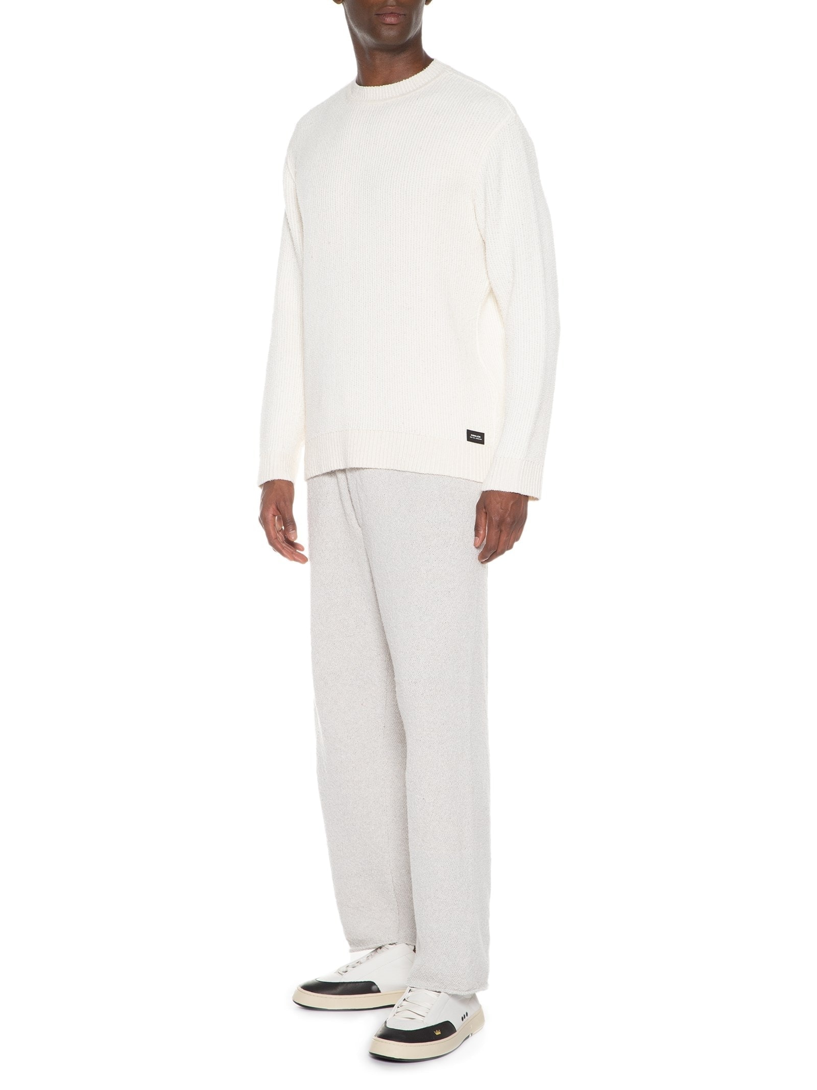 Blusa Masculina Tricot Bouclet Off White Osklen
