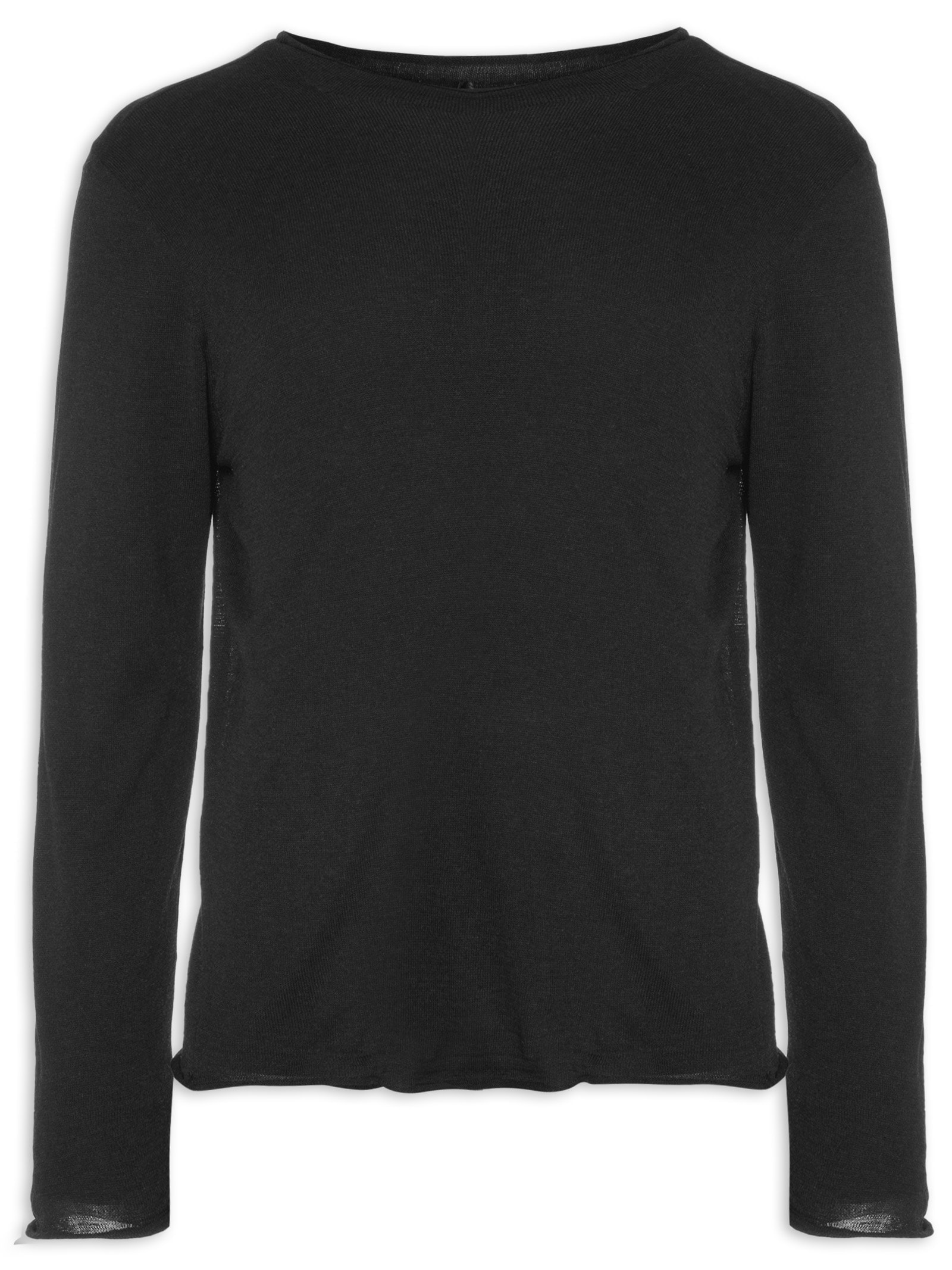Blusa Masculina Tricot Soft Wool Preto Osklen