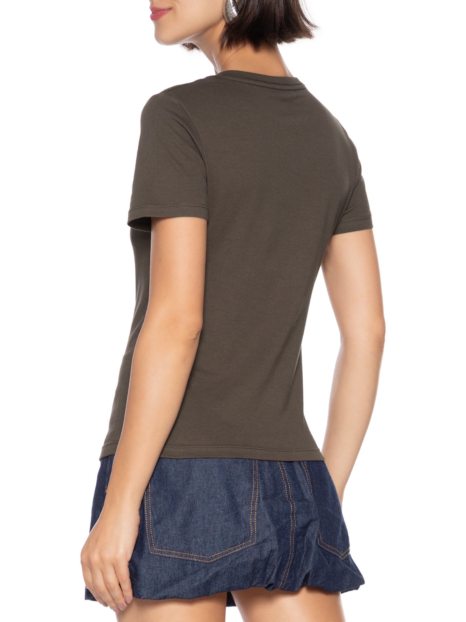 Blusa MM Feminina Marrom Hering