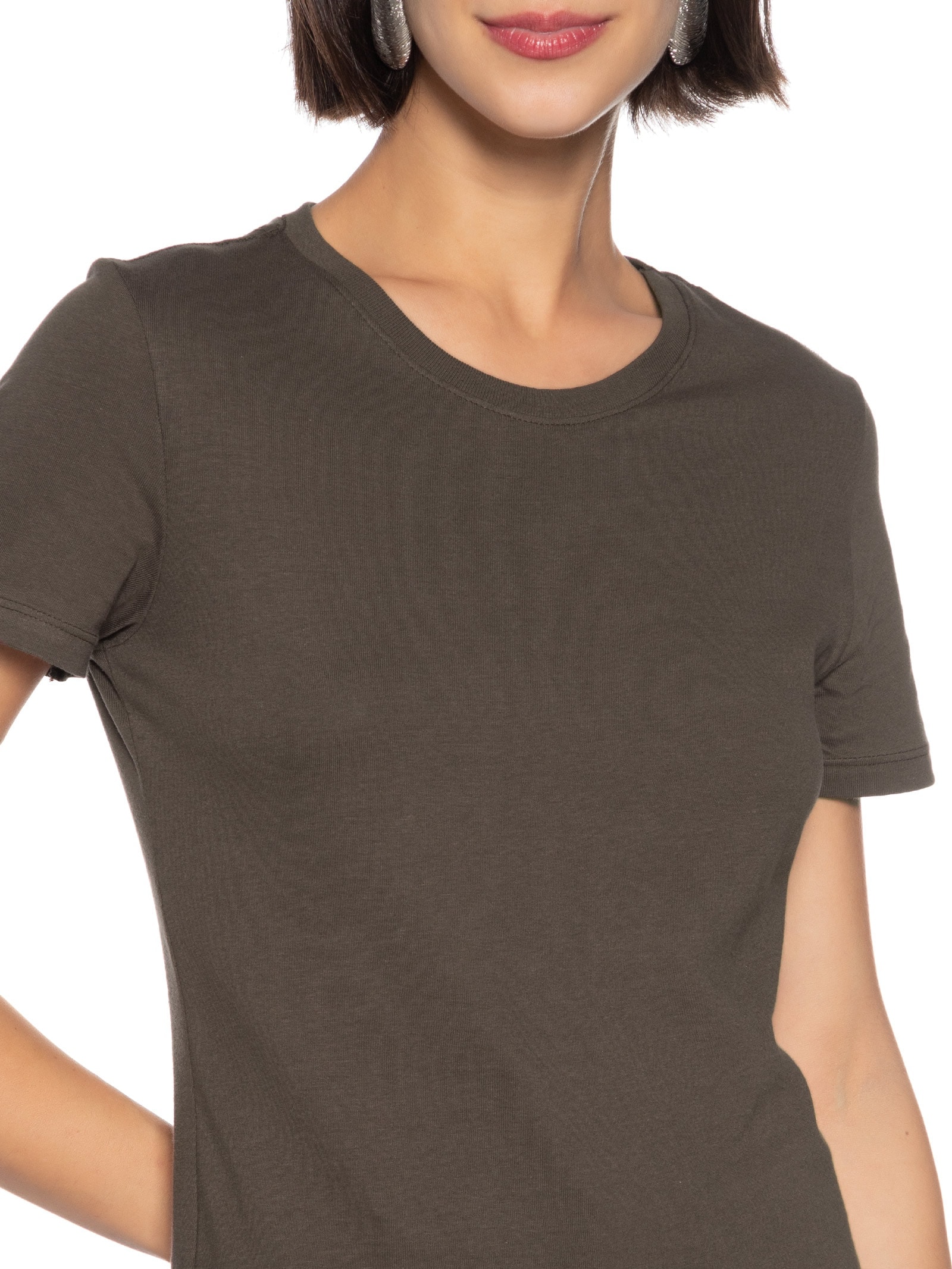 Blusa MM Feminina Marrom Hering