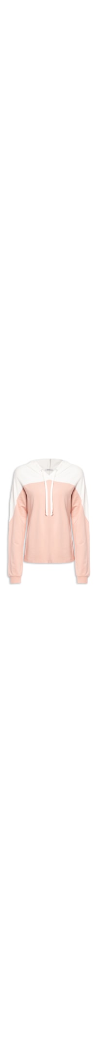 Blusa Moletinho Duo Color - Rosa