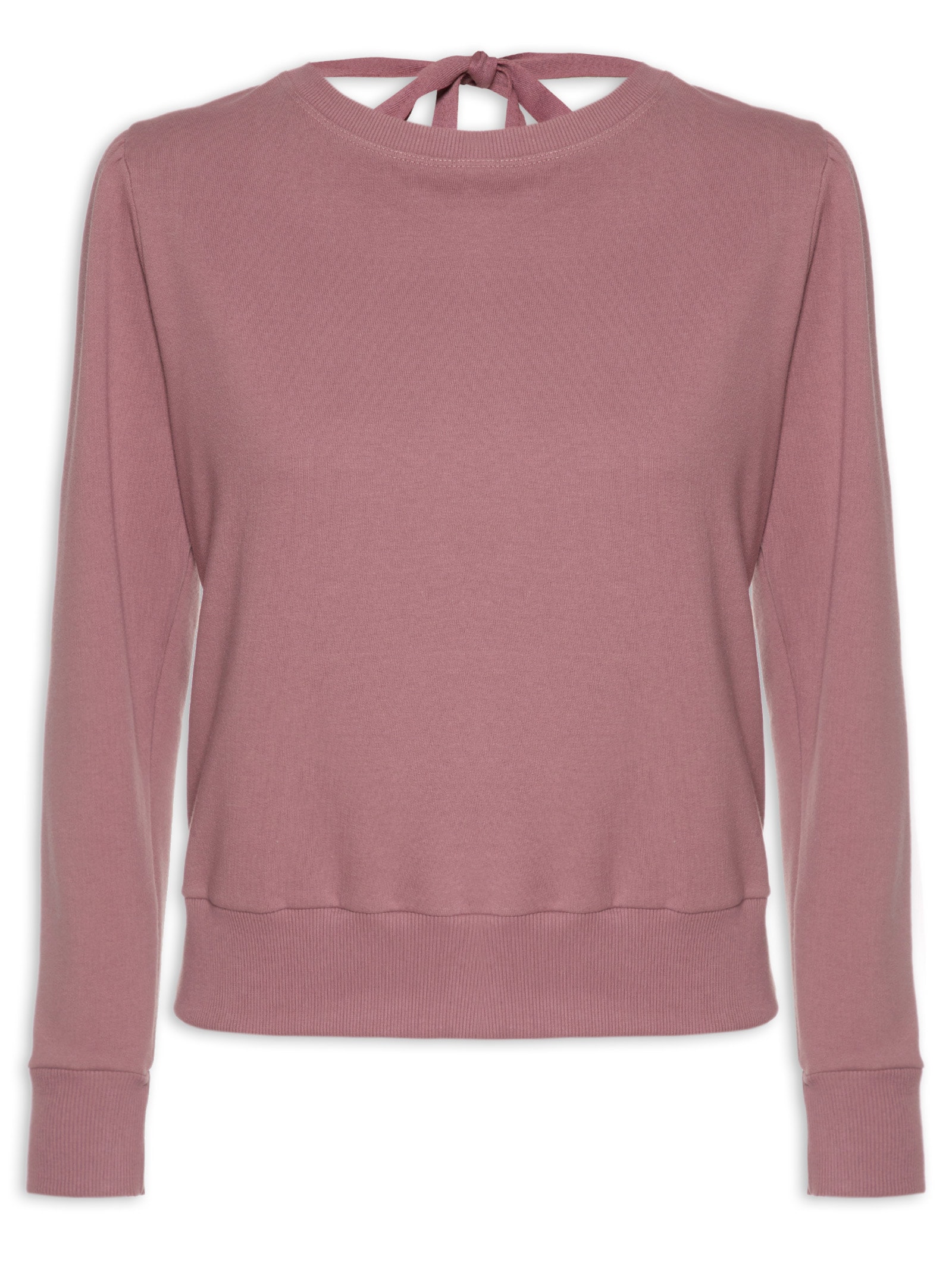 Blusa Moletom Abertura Costas Rosa Market 33