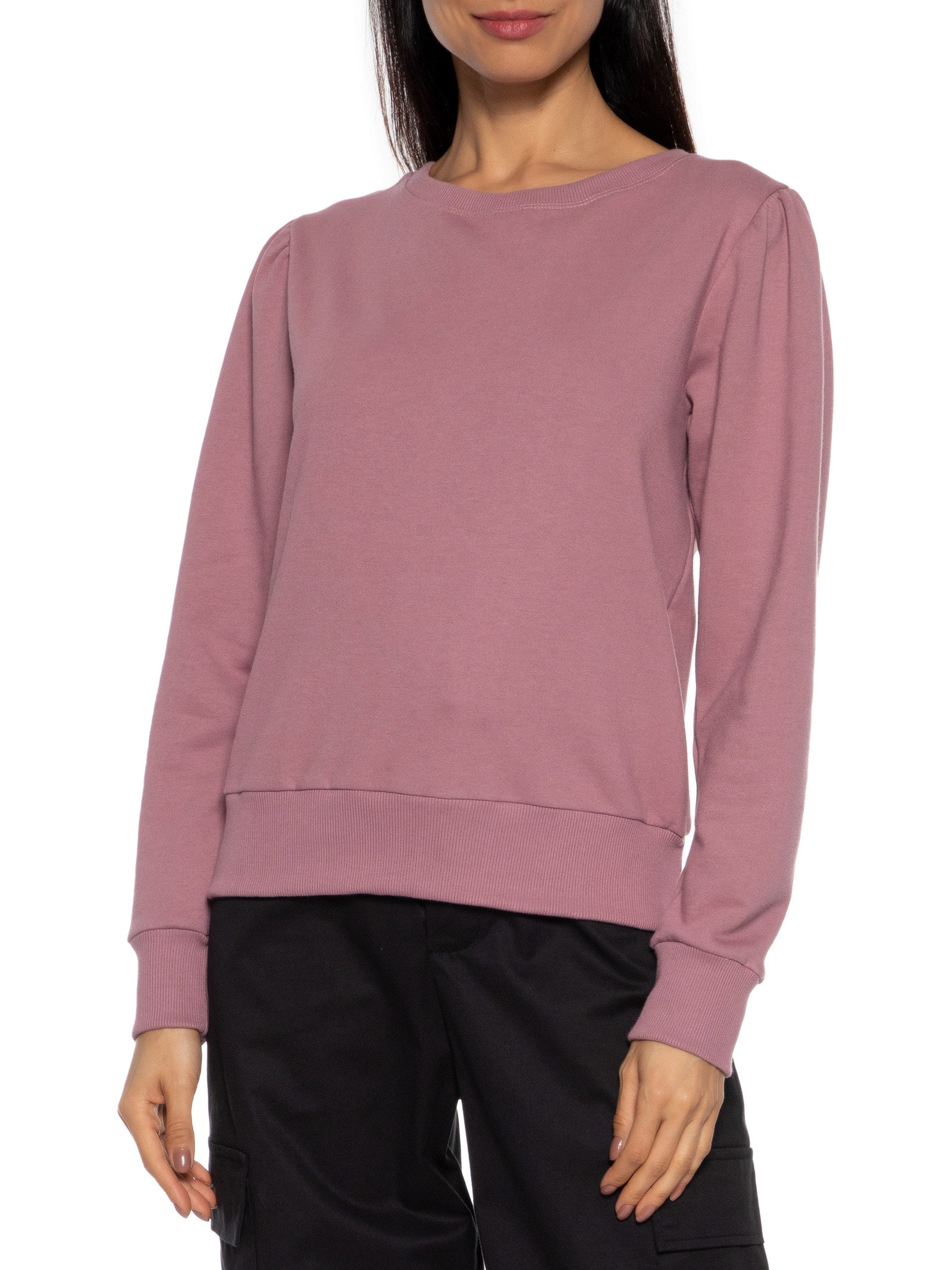 Blusa Moletom Abertura Costas Rosa Market 33