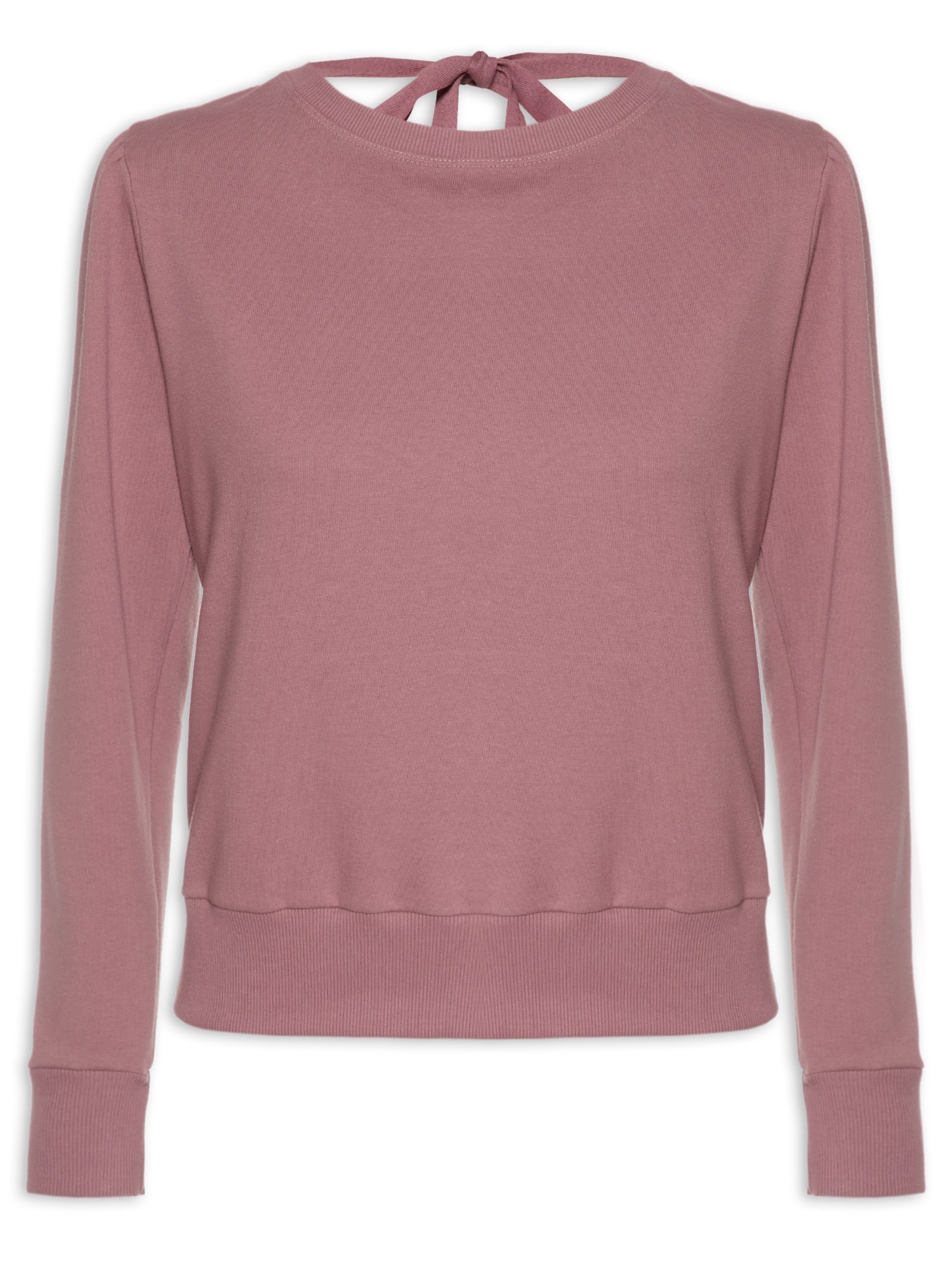 Blusa Moletom Abertura Costas Rosa Market 33