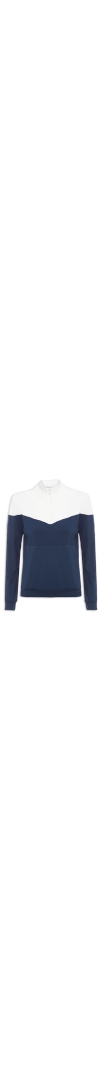 Blusa Moletom Canguru Duo Color - Azul