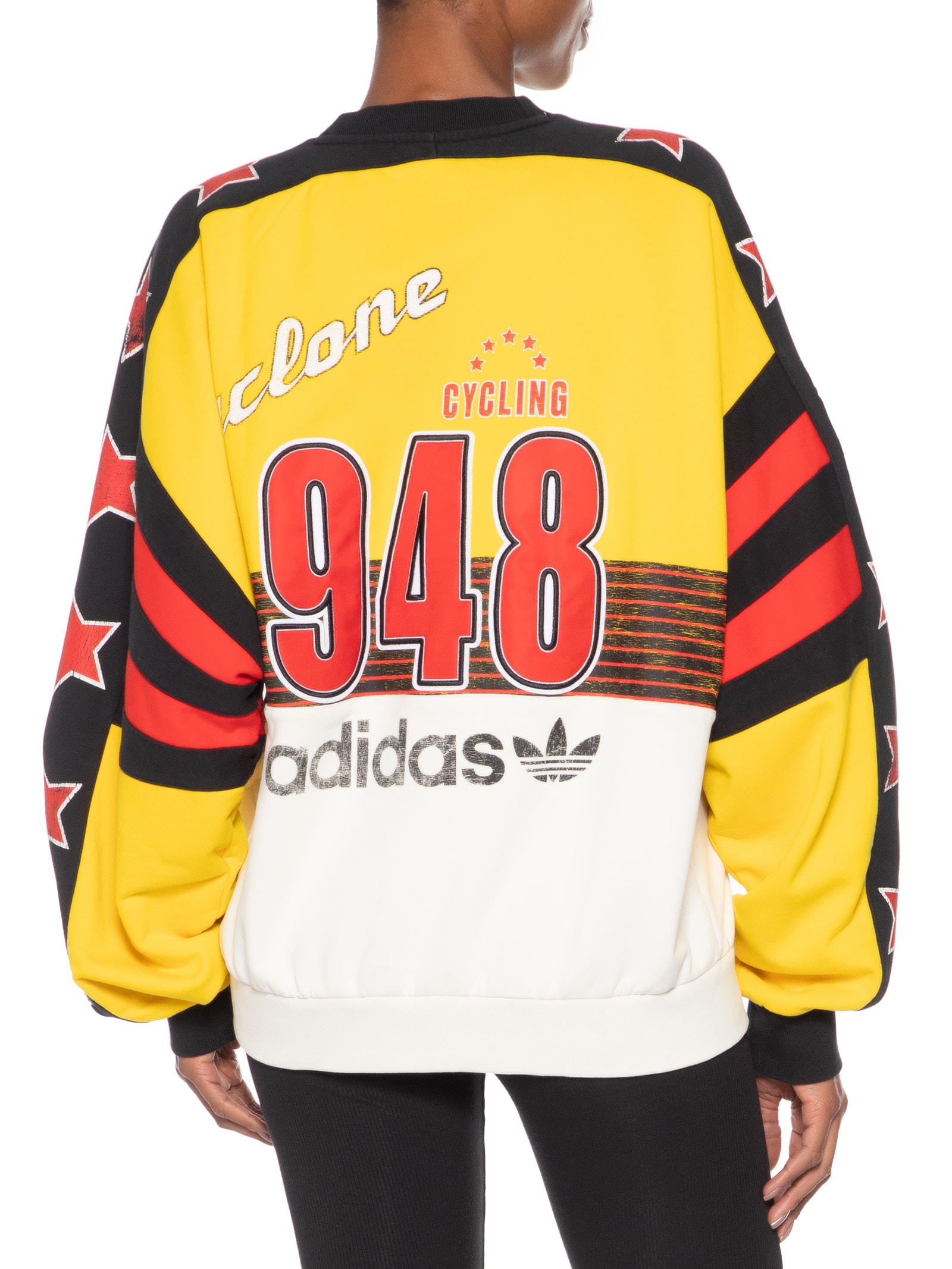 Blusa Moletom Feminina Cyclone Crew Amarelo Adidas Originals