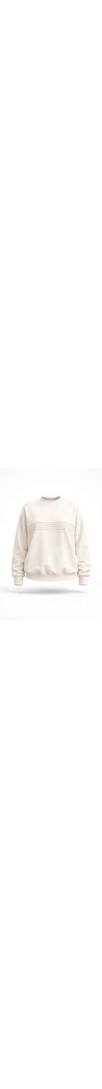 Blusa Moletom Linhas Off White - Branco