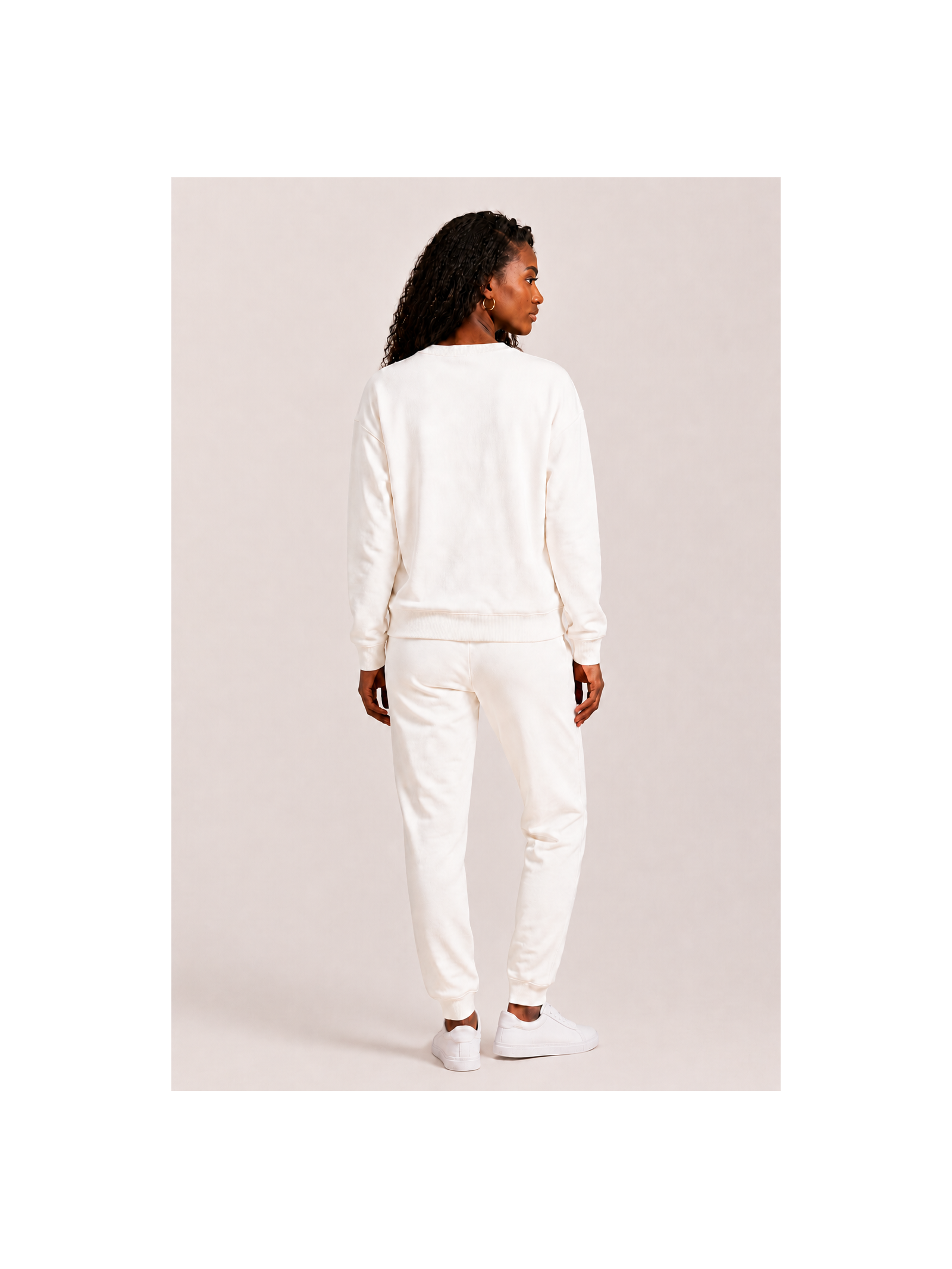 Blusa Moletom Linhas Off White Branco Suntime