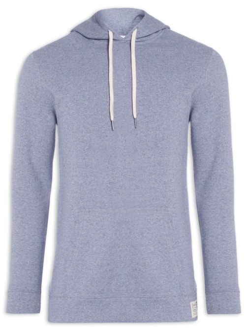 Blusa Moleton Eco Carbon - Azul