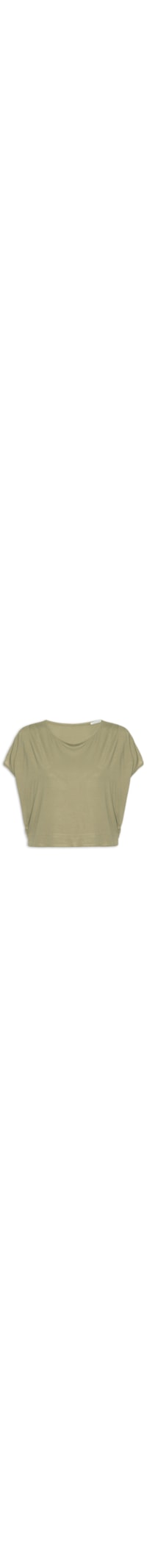 Blusa Muscle Tee Em Malha De Viscose - Verde