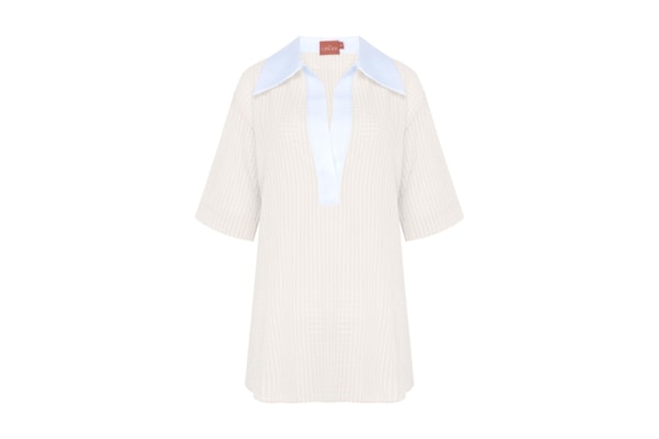 Blusa Polo Mareh Laguna Off White