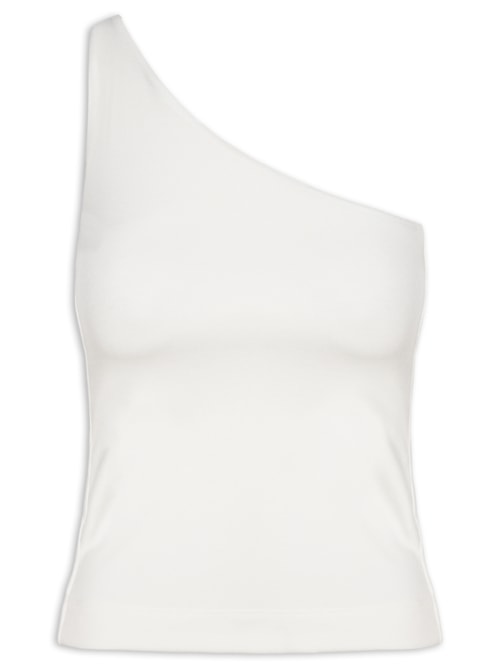 Blusa Recorte Um Ombro Só – Branco