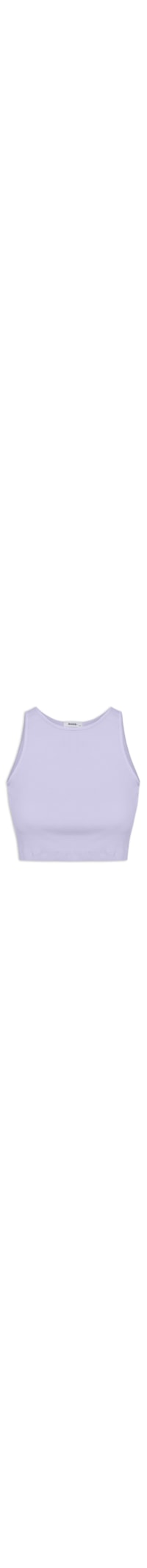 Blusa Regata Malha Canelada - Lilás