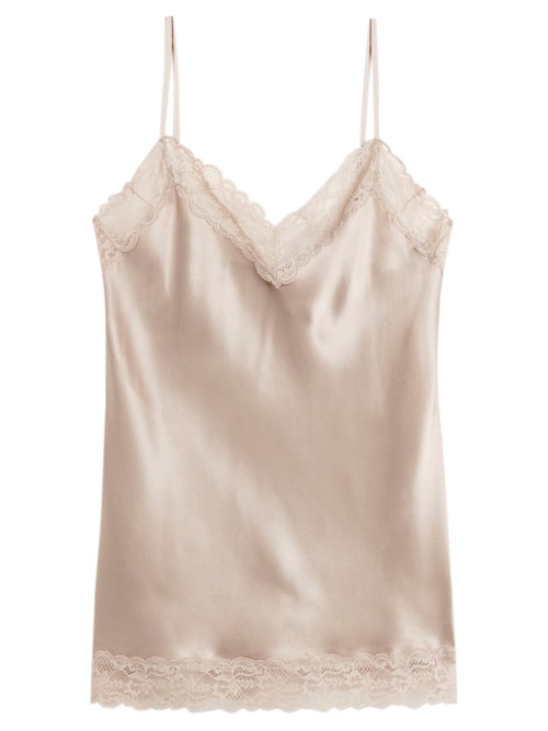 Blusa Renda e Seda - Cinza