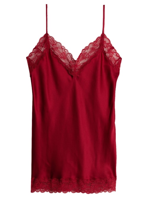 Blusa Renda e Seda – Vermelho