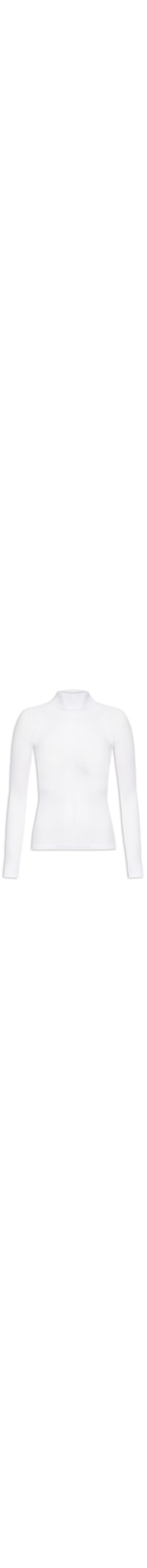 Blusa Segunda Pele Gola Alta Fio 40 - Branco