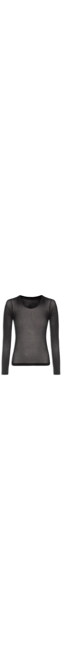 Blusa Segunda Pele Loba Fio 40 - Preto